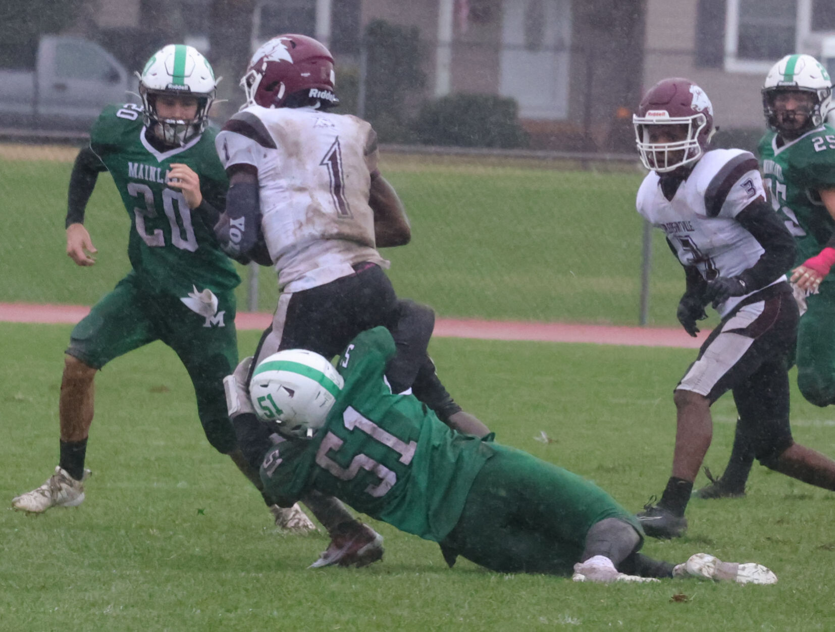 Pleasantville vs Mainland football